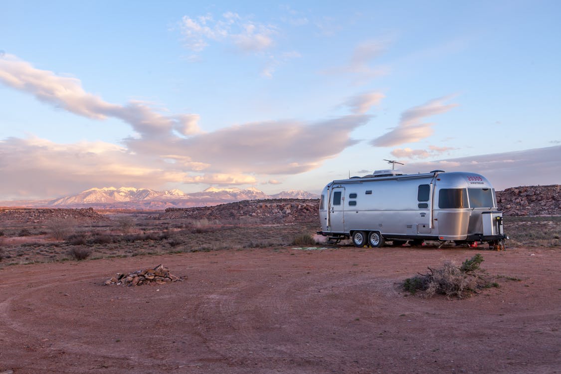 caravan in desert